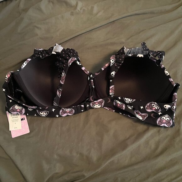 Hot Topic Size 4xl Kuromi Heart Gem Ruffle Swim TOP - Picture 4 of 8